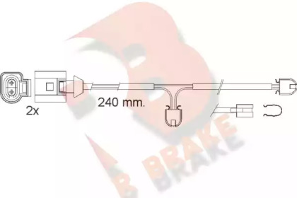 Контакт R BRAKE 610546RB